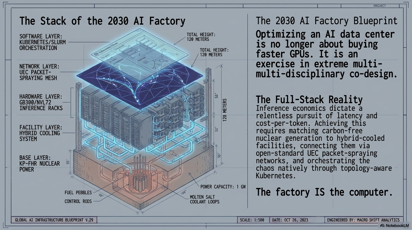 The 2030 AI Factory Stack Synthesis