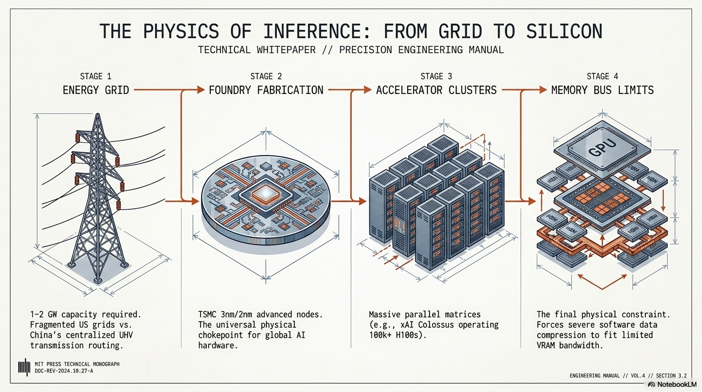 The Physics of Inference: From Grid to Silicon