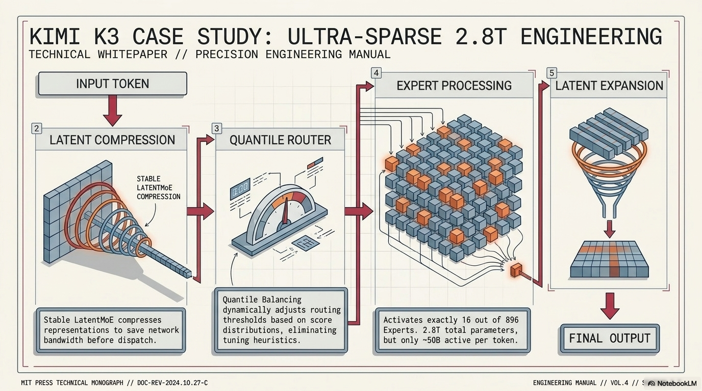 Ultra-Sparse 2.8T MoE Engineering: Stable LatentMoE & Quantile Router